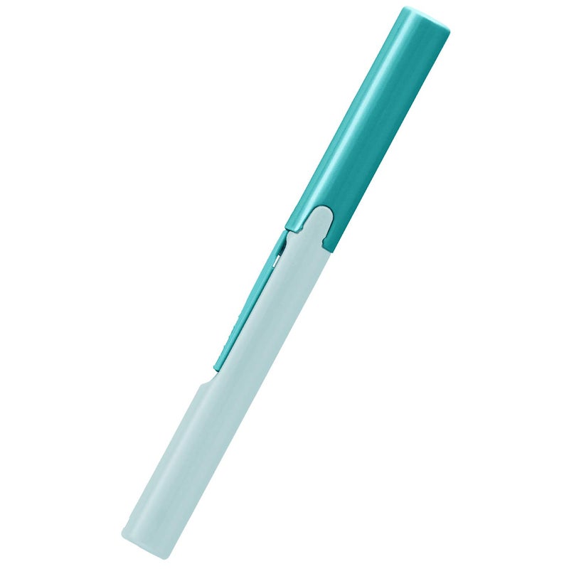 Plus Pen Style Non-Stick Compact TSA Twiggy Scissors with Cover, Turquoise - Image 2